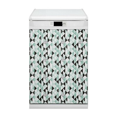 Magnetic dishwasher cover Geometric pattern