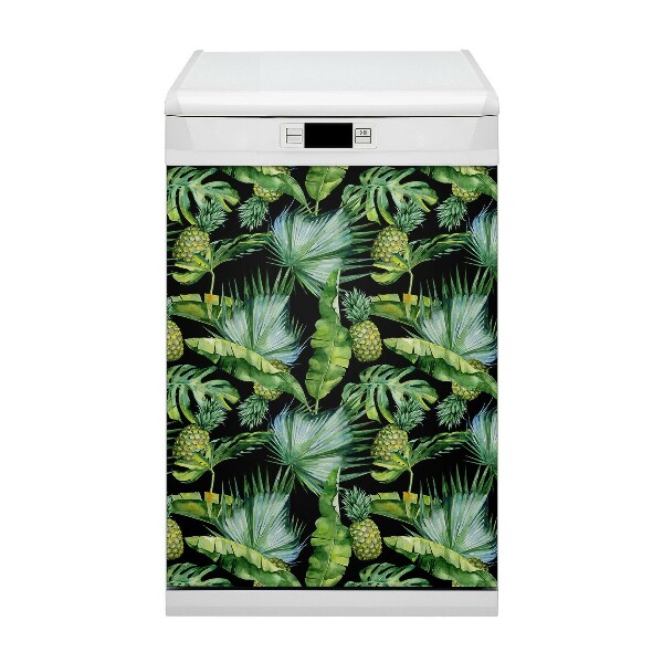 Magnetic dishwasher cover Pineapple