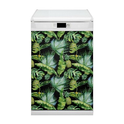 Magnetic dishwasher cover Pineapple