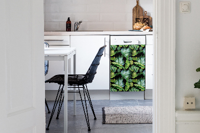 Magnetic dishwasher cover Pineapple