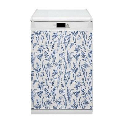 Dishwasher cover Forest flowers