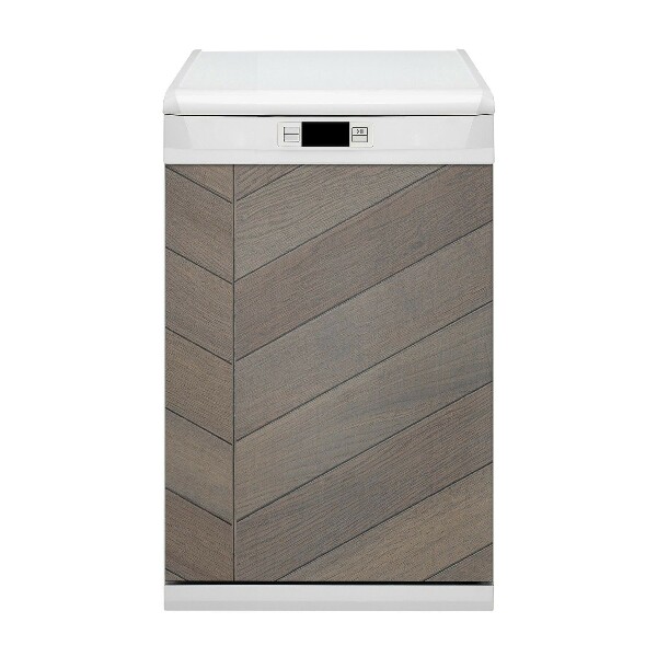 Magnetic dishwasher cover Brown parquet