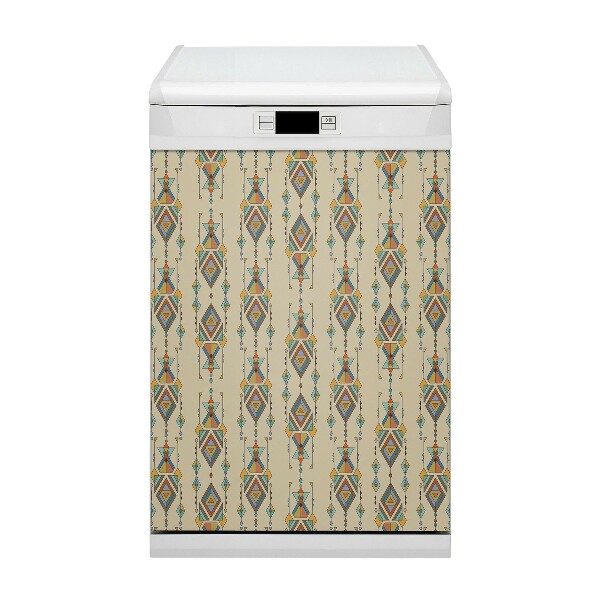 Decorative dishwasher magnet Aztec style