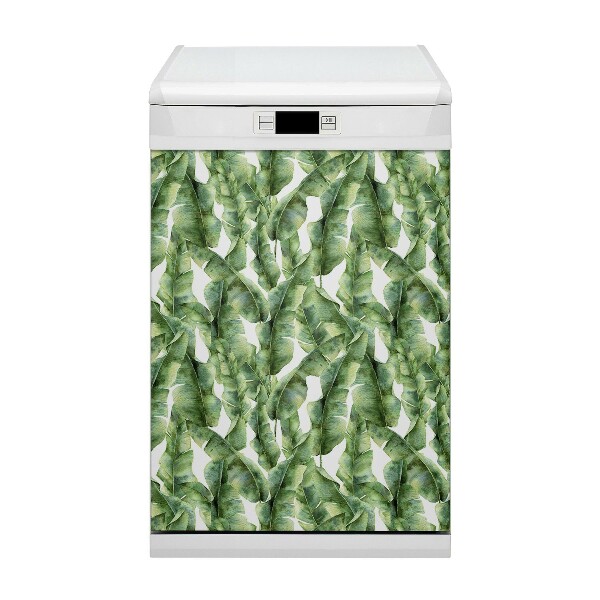 Decorative dishwasher magnet Exotic leaves