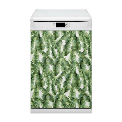 Decorative dishwasher magnet Exotic leaves