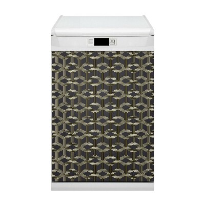 Magnetic dishwasher cover Geometric pattern