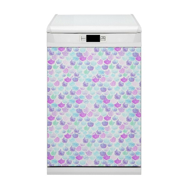 Dishwasher cover magnet Colorful drops