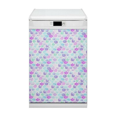 Dishwasher cover magnet Colorful drops