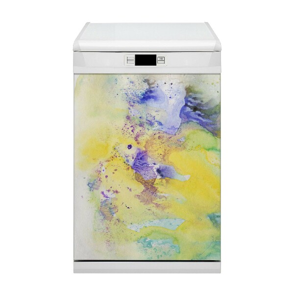 Magnetic dishwasher cover Colorful spots