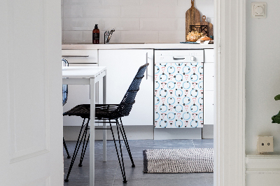 Magnetic dishwasher cover Wheels and triangles