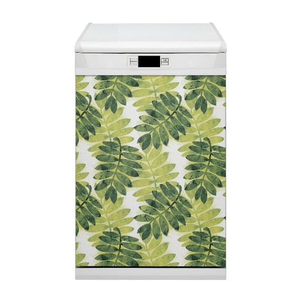 Dishwasher cover magnet Rowan leaves