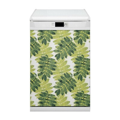 Dishwasher cover magnet Rowan leaves