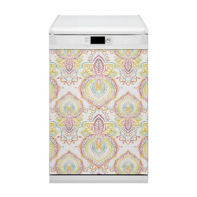 Magnetic dishwasher cover Indian pattern