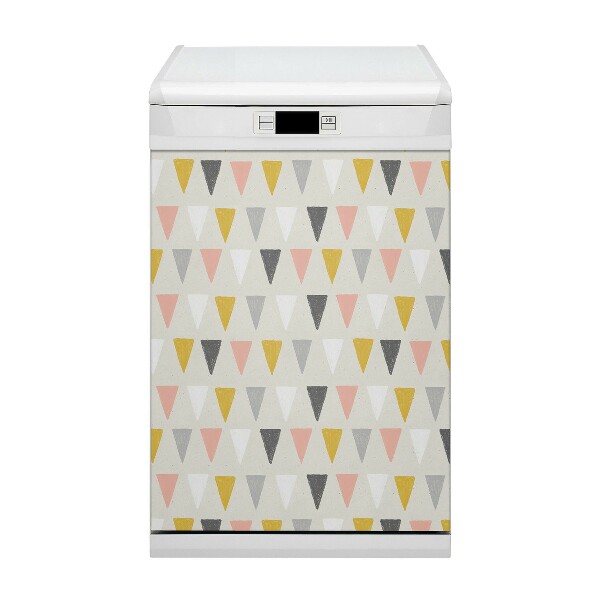 Magnetic dishwasher cover Triangular pattern