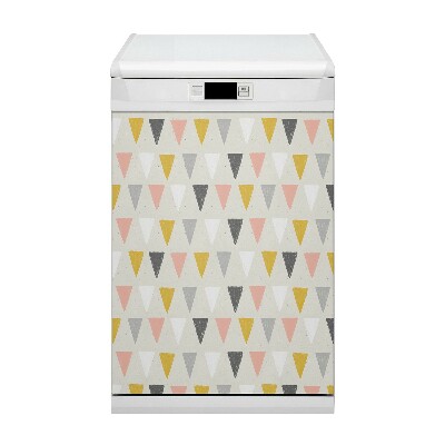 Magnetic dishwasher cover Triangular pattern