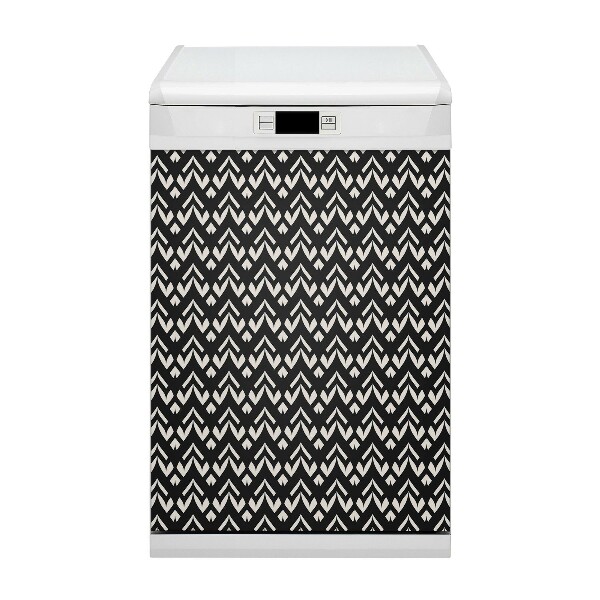 Magnetic dishwasher cover Scandinavian theme