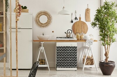 Magnetic dishwasher cover Scandinavian theme