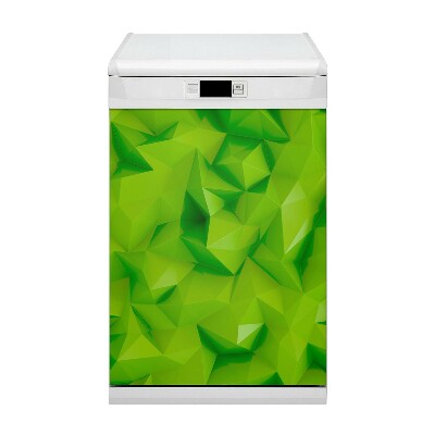 Magnetic dishwasher cover Abstraction green