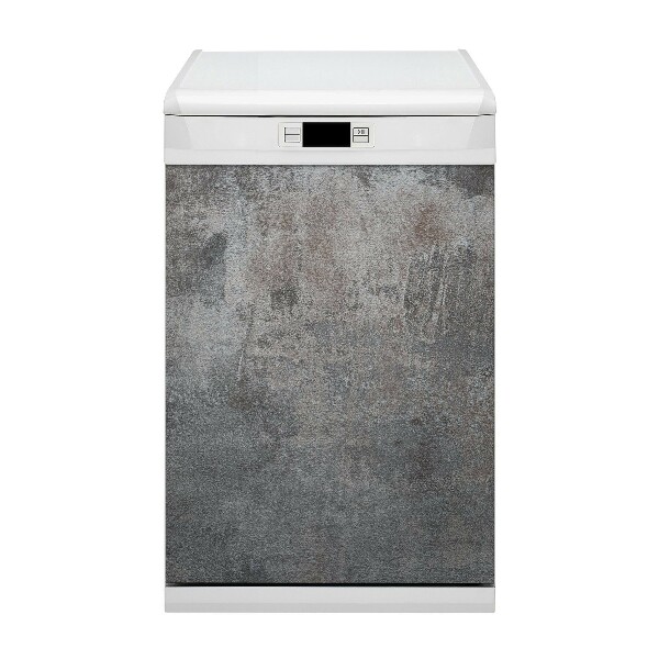 Magnetic dishwasher cover Concrete theme