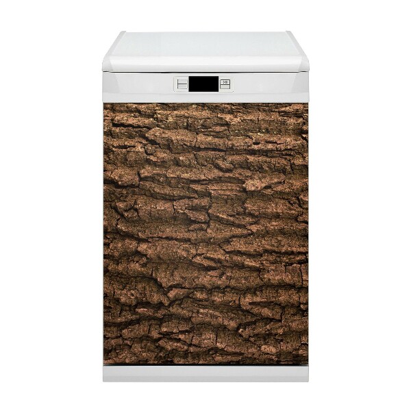 Dishwasher cover magnet Tree bark