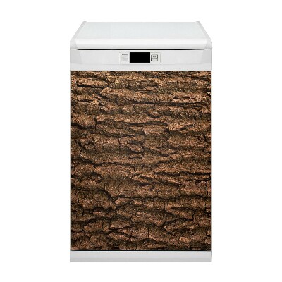 Dishwasher cover magnet Tree bark