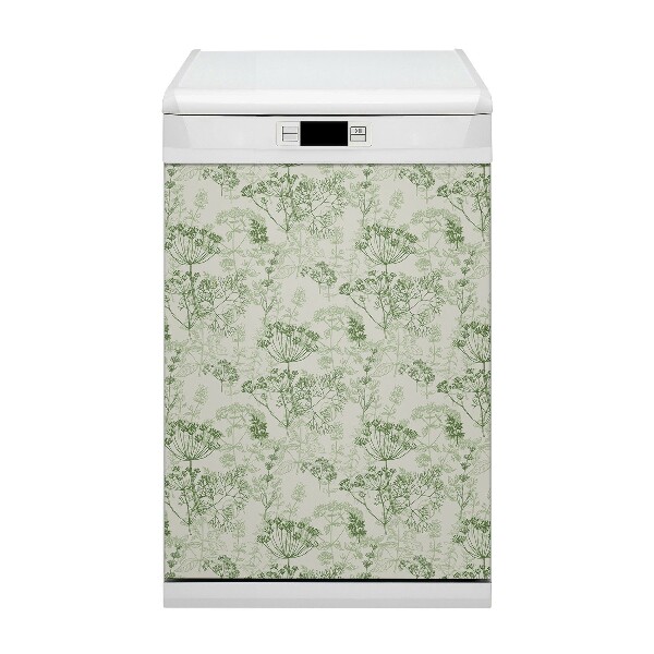 Dishwasher cover magnet Field herbs