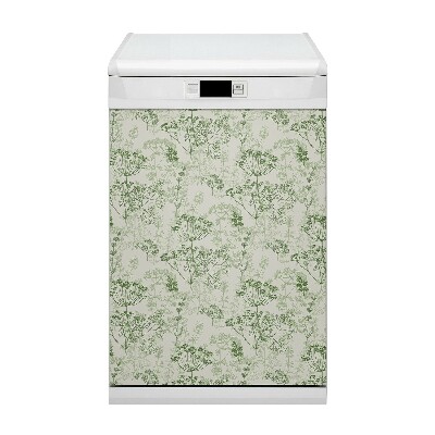 Dishwasher cover magnet Field herbs