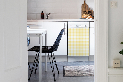 Dishwasher cover Yellow grille