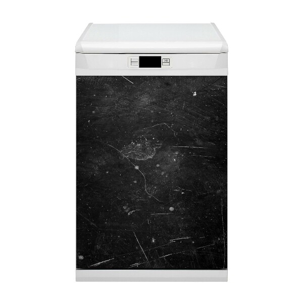 Dishwasher cover Black abstraction