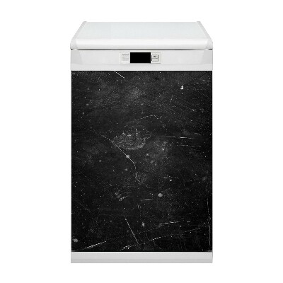 Dishwasher cover Black abstraction