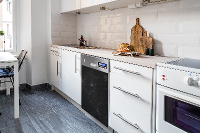 Magnetic dishwasher cover White dots