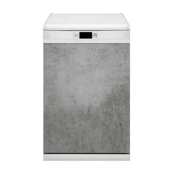 Dishwasher cover magnet Gray motif concrete