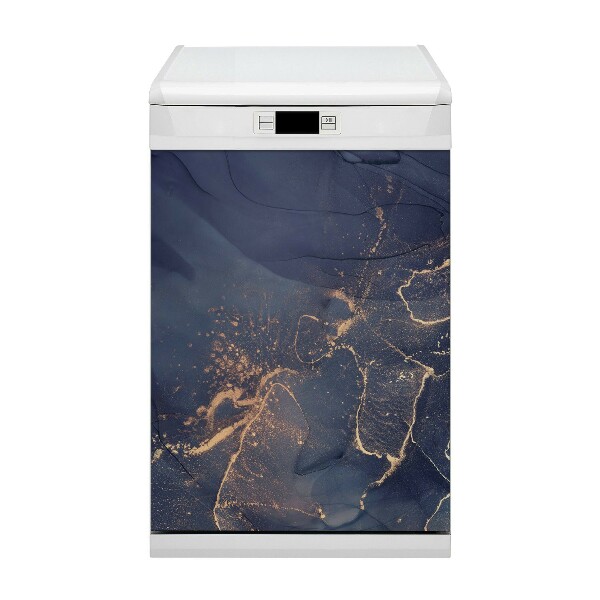 Magnetic dishwasher cover Marble texture