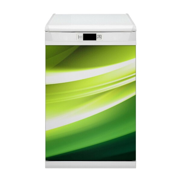 Magnetic dishwasher cover Green texture