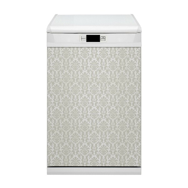 Dishwasher cover magnet Damask pattern