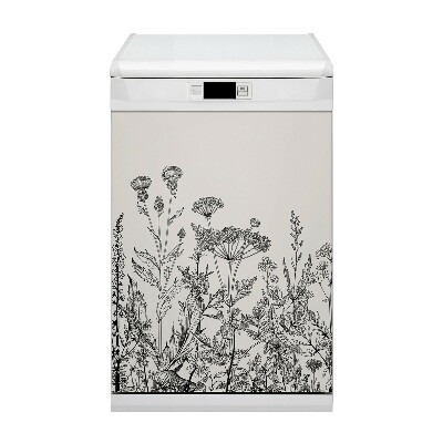 Dishwasher cover magnet Field meadow