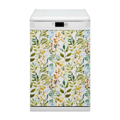 Dishwasher cover Boho flowers