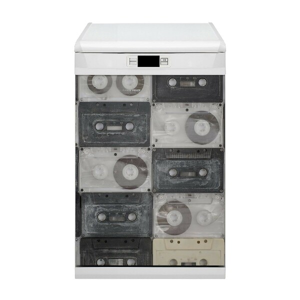 Magnetic dishwasher cover Old cassettes