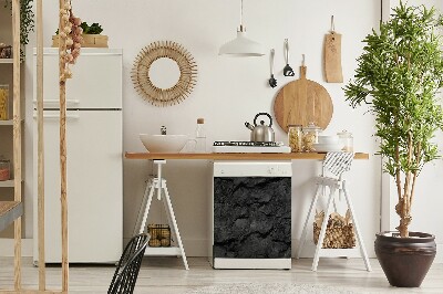 Magnetic dishwasher cover Coal theme