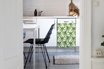 Magnetic dishwasher cover Banana spots