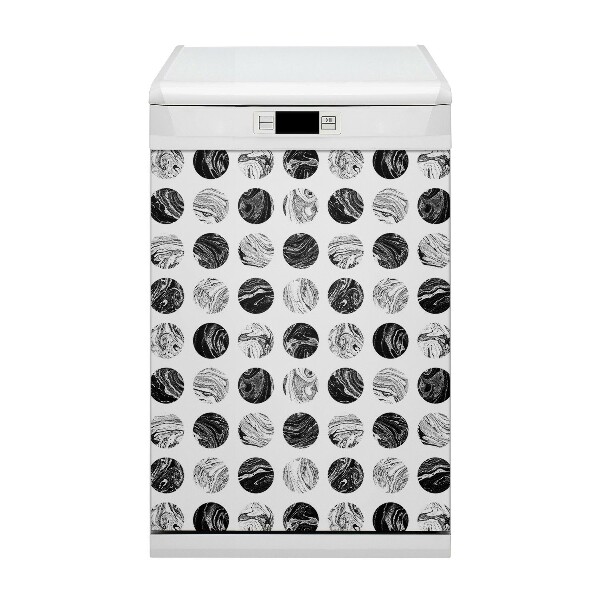 Magnetic dishwasher cover Patterned moon