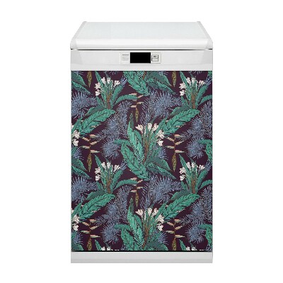 Dishwasher cover Tropical jungle