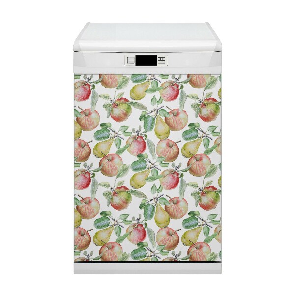 Dishwasher cover magnet Apples and pears