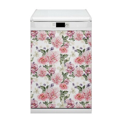 Decorative dishwasher magnet Art flowers