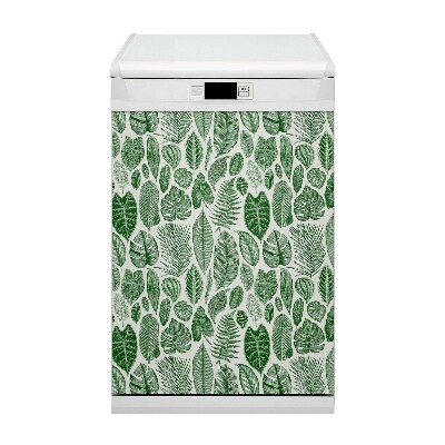 Dishwasher cover Palm leaves