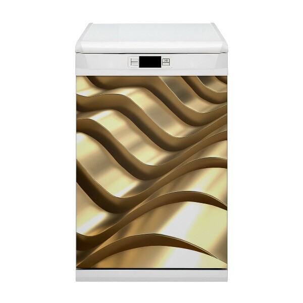 Dishwasher cover Golden elements