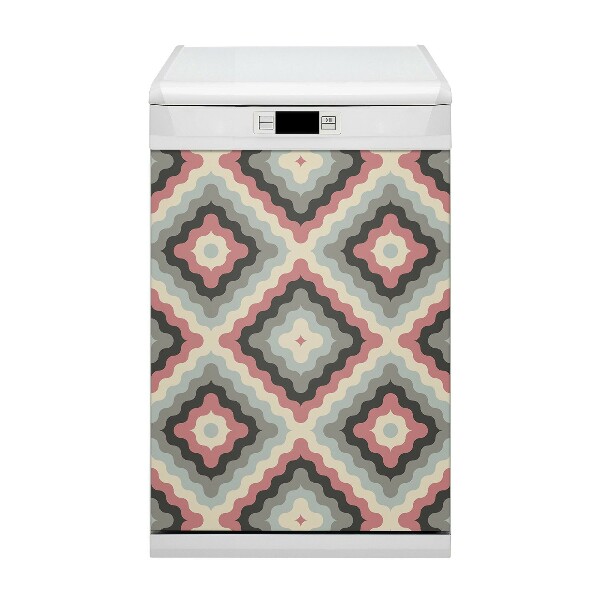 Decorative dishwasher magnet Retro illusion