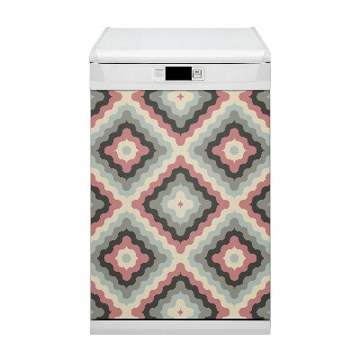 Decorative dishwasher magnet Retro illusion