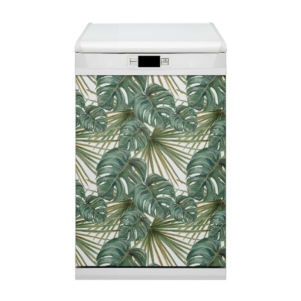 Dishwasher cover magnet Exotic plant