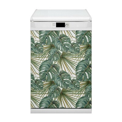 Dishwasher cover magnet Exotic plant